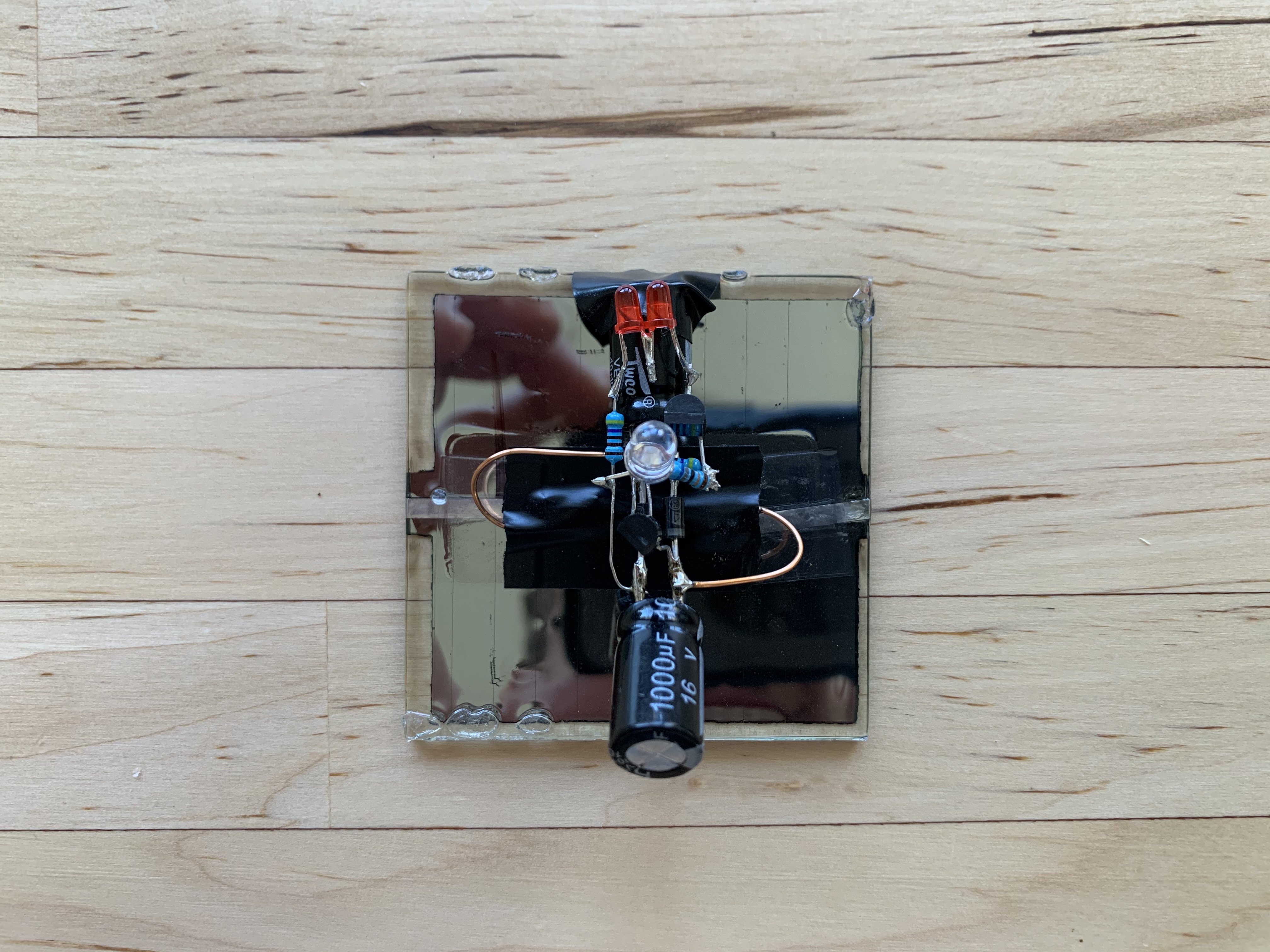 Free-formed Harvester with Charge Pump from 4V solar cell